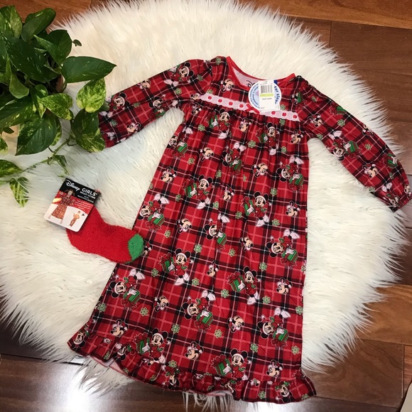 Minnie Mouse Nightgown & Matching Socks Set - Picture 3 of 6